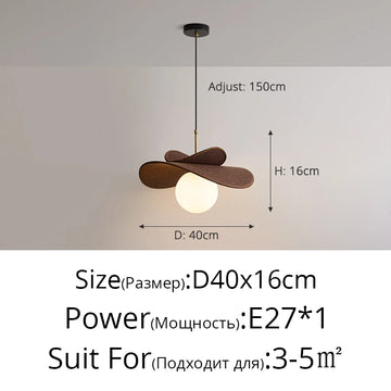 suspension lumineuse moderne marron foncé globe opaque scandinave chambre salon