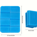 coussin pliable bleu mousse pe mousse épaisse anti décubitus plissé moderne étanche