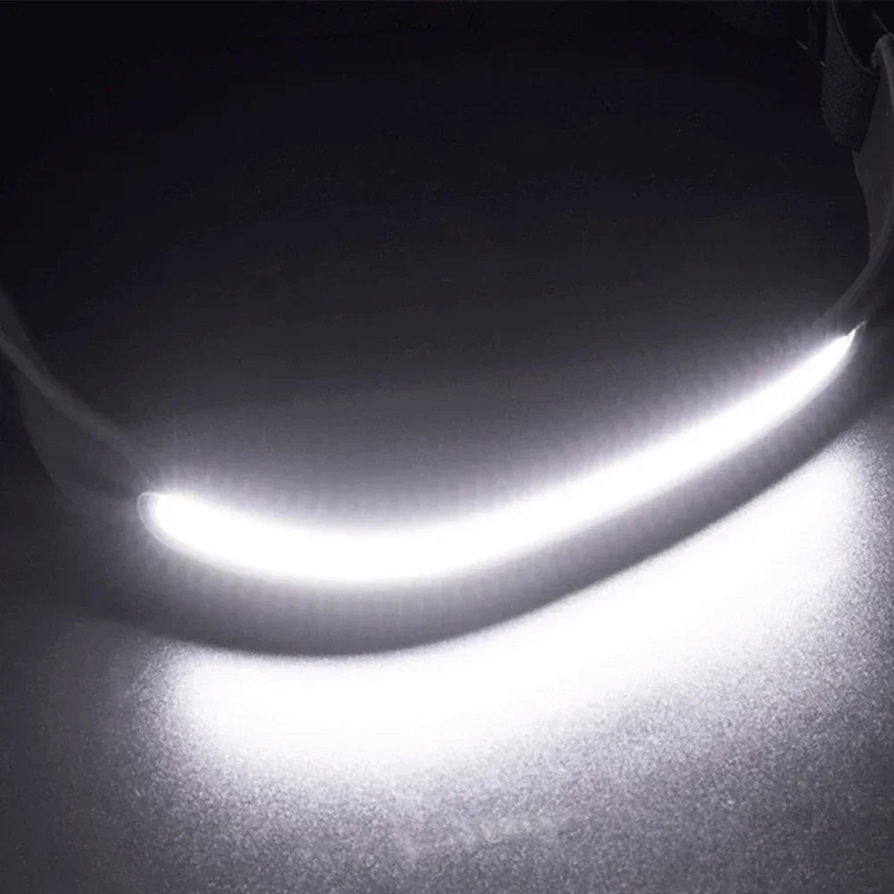 lampe frontale led rechargeable sangle ajustable étanche camping pêche activité