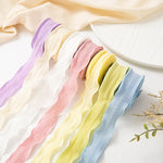 ruban dentelle plissé organza nylon décoratif fleur bricolage accessoire cheveux décoration fait main