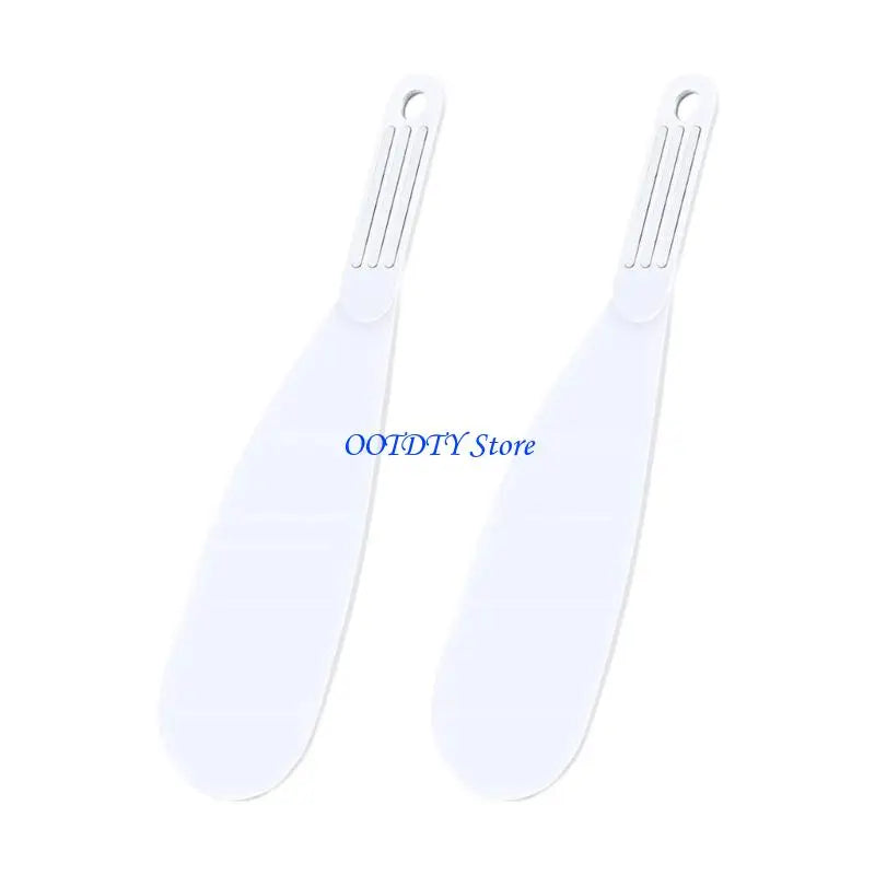 spatule plastique gris blanc lisse utilitaire cuisineoutil cuisineutilitaireculinaire