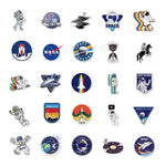 stickers cartoon astronautes planètes étoiles décoration diy carnet notes skateboard enfants adolescents