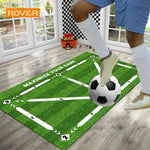 tapis entraînement football vert blanc noir terrain ballons didactique pratiqueintérieurextérieur