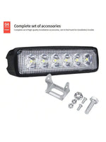 lampe travail led 6000k noir blanc led ip67 moderne fonctionnel ventilation