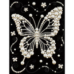 tableau décoratif motifs floraux strass or élégant art décoratif diy adulte modernes incluséesOpaqueFlyGirlElves