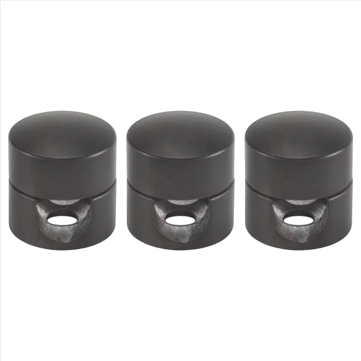 boucles fixation câbles noires vis modernes outil bricolage noir mat opaques