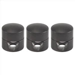 boucles fixation câbles noires vis modernes outil bricolage noir mat opaques