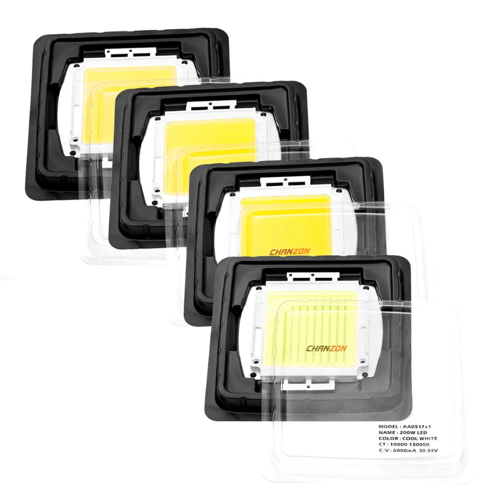 ampoule led haute puissance 150w 200w 300w 500w blanc chaud naturel diycellule spotlight mat