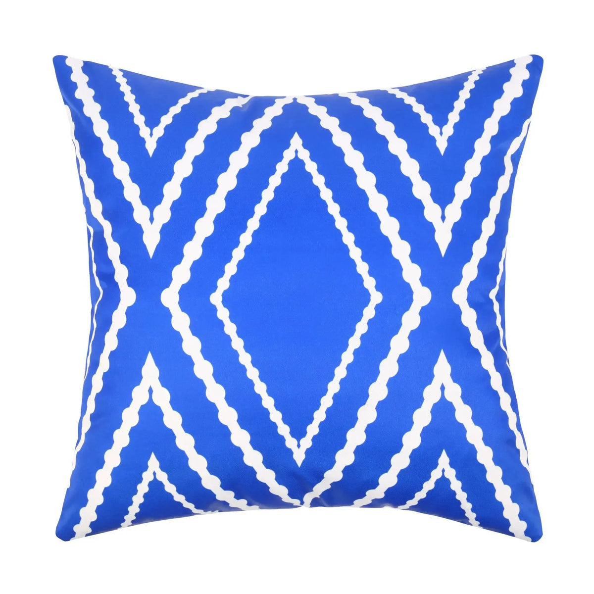 housses coussin imperméables motif floral moderne adhésif bleu violet jaune blanc