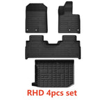 tapis sol voiture noir grille protection moderne clips fixations toutes saisons