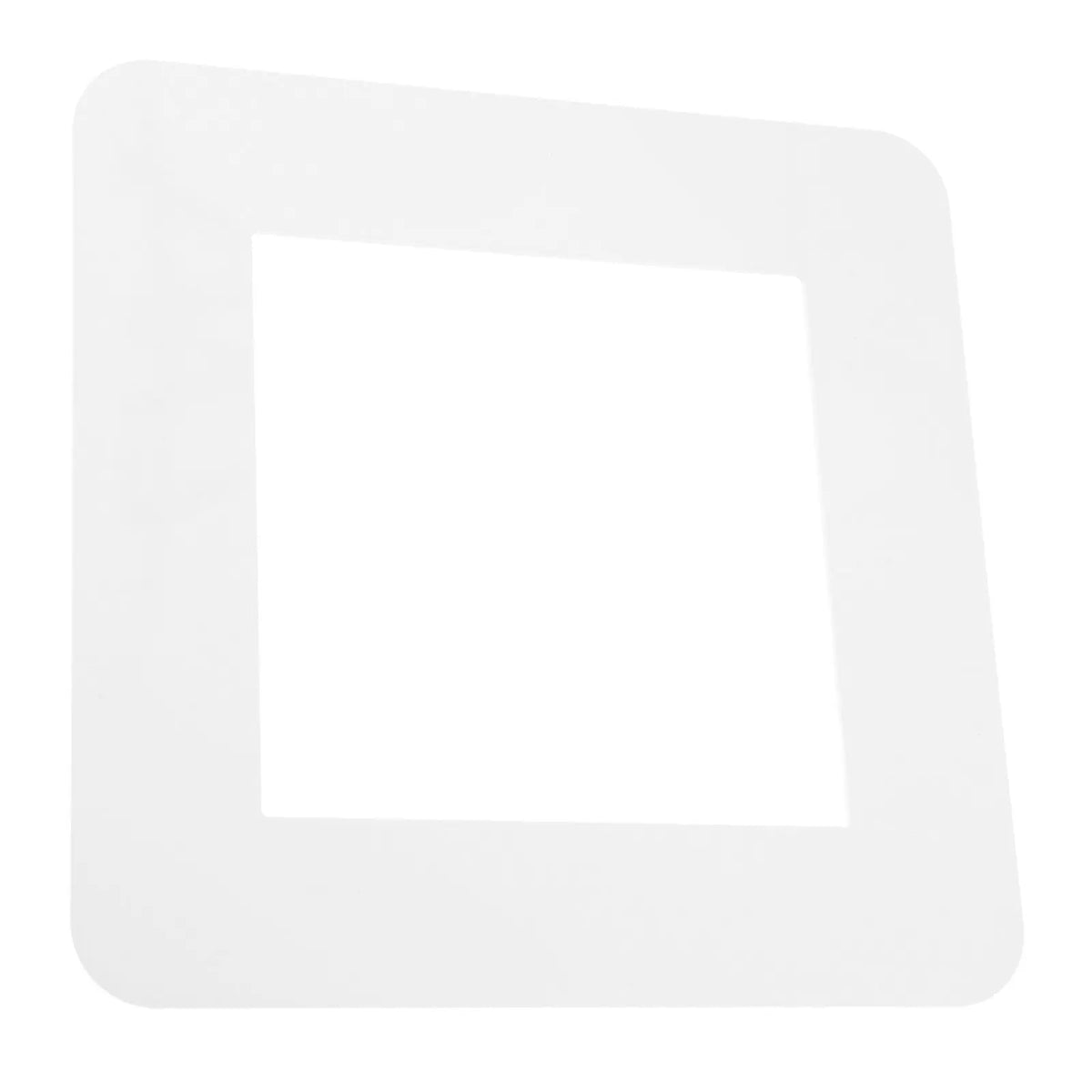 interrupteur mural blanc moderne minimaliste adhésif plat lisse opacité single switch plate covers cool