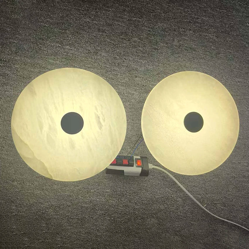 lampe murale moderne marbre blanc noir fixée mur éclairage quotidien chambre salle bainentrée