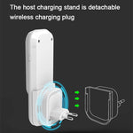 veilleuse nuit sans fil induction lumière blanche moderne adhésif tactile flash torch charge urgence