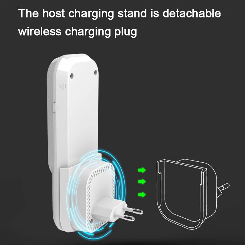 veilleuse nuit sans fil induction lumière blanche moderne adhésif tactile flash torch charge urgence