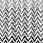 rideau douche moderne zigzag noir blanc eva relief anneau métallique 80x180cm