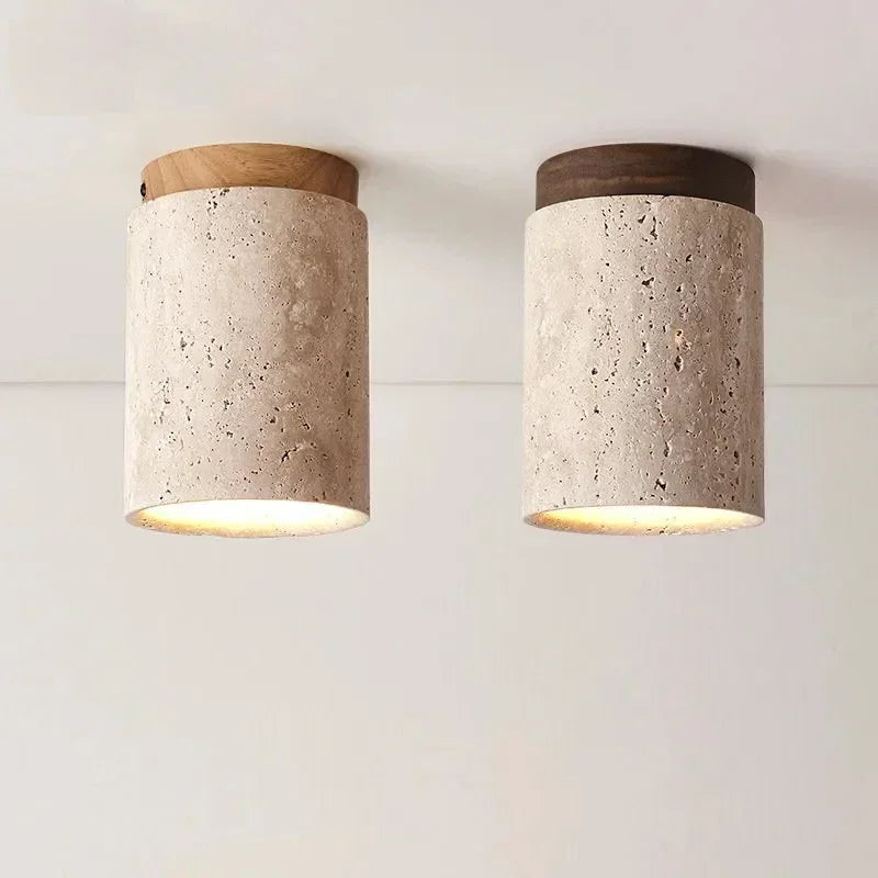 lampe led beige brun moderne minimaliste opacité texture marbre certifications sécurité flux lumineux