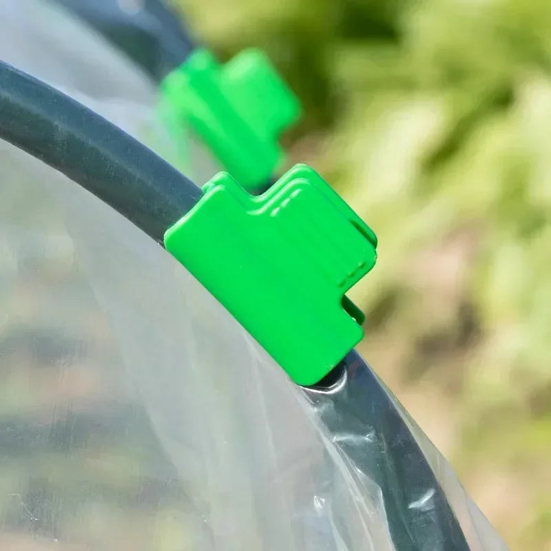 clips fixation vert robustes support plantes serre tunnel jardin clips pratiques pack