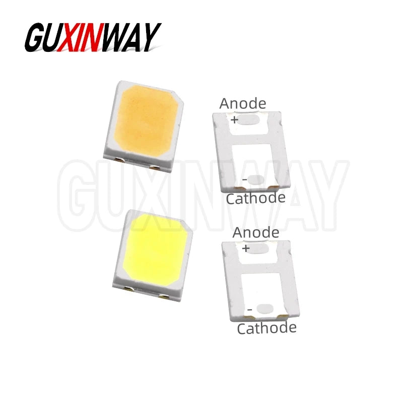 diodes led blanc blanc chaud smd surface mount device 2835 5w 1w 3v 18v