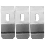 clips fixation argentés modernes rideaux légers pièces vis