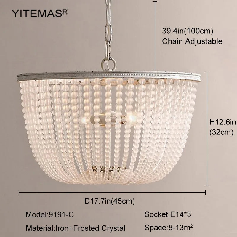 lustre classique cristal transparent doré rangs haute qualité autonome certification sécurité