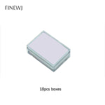 boîte rangement bijoux noir moderne cadenas boîtes transparentes.storage organizer jumbo sizegems