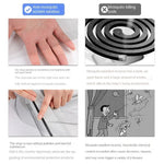 filet fenetre anti moustiques blanc noir velcro self adhesive moderne opacité
