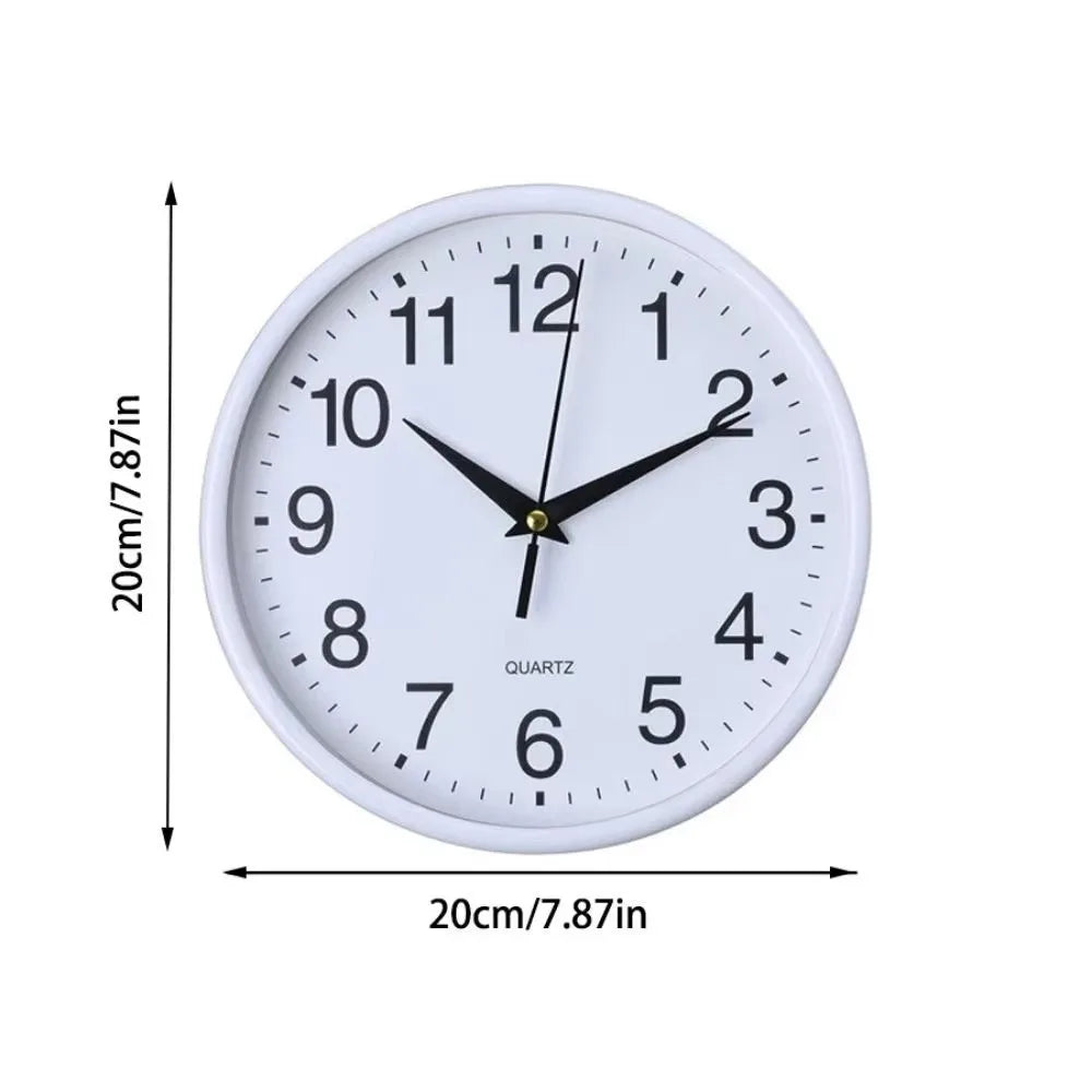 horloges murales modernes aiguille facile lecture couloir salon blanc bleuclair minimaliste