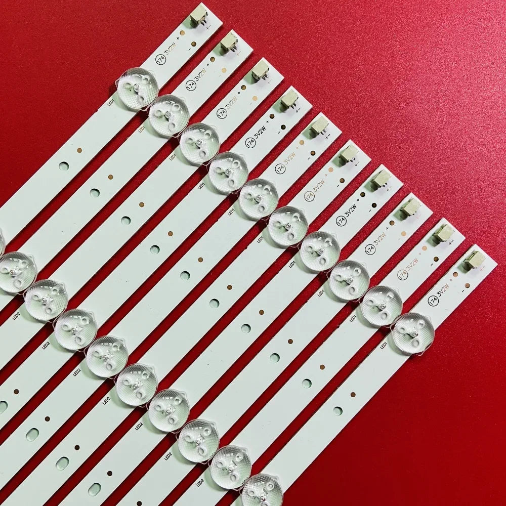 bande led rétro éclairage blanc 395mm leds 3v moderne télévision fixations électriques
