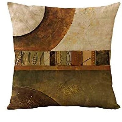 housse coussin carré multicolore motif géométrique abstrait moderne décoration salon canapé voiture 40x40cm 45x45cm