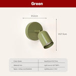 lampe murale moderne vert olive rouge beige rose pâle mat ampoule E27 5W