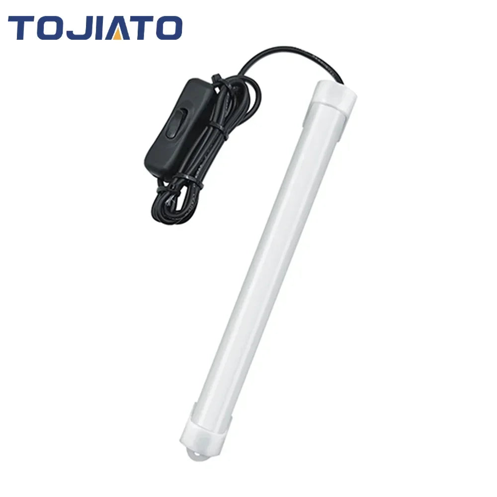 support led blanc vis 24v câble noir interrupteur 1m longueur 22cm moderne imprimante 3d