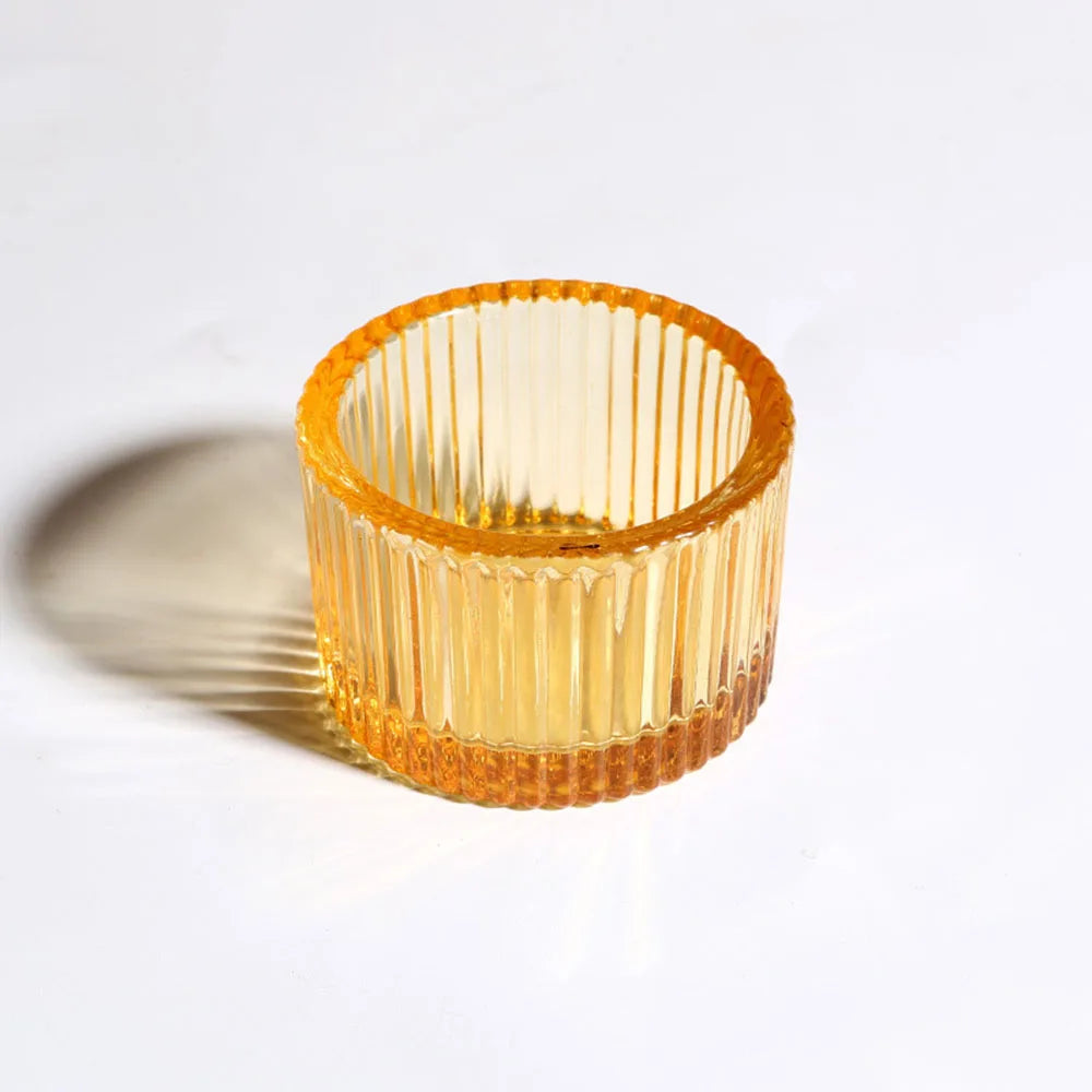 décoration intérieure bougeoirs verre doré transparent classique mariage événement table