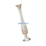 vases métal bronze argent or motifs floraux texture grungée classique élégant