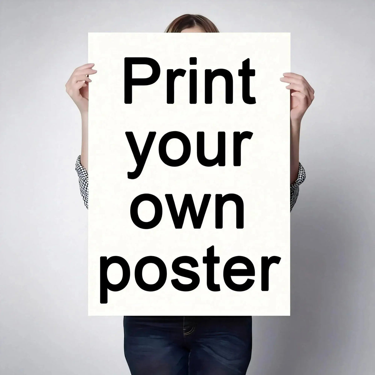 posters blancs minimalistes texte noir impressions photos rectangulaires vertical decoration intérieure cadeaux famille animaux