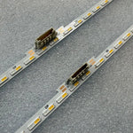 ruban led blanc moderne ligne continue diodes alu connecteur certification ul rohs cem