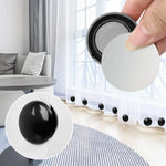aimants réutilisables noir blanc modernes rideau douche volets polonais accessoires métal aluminium