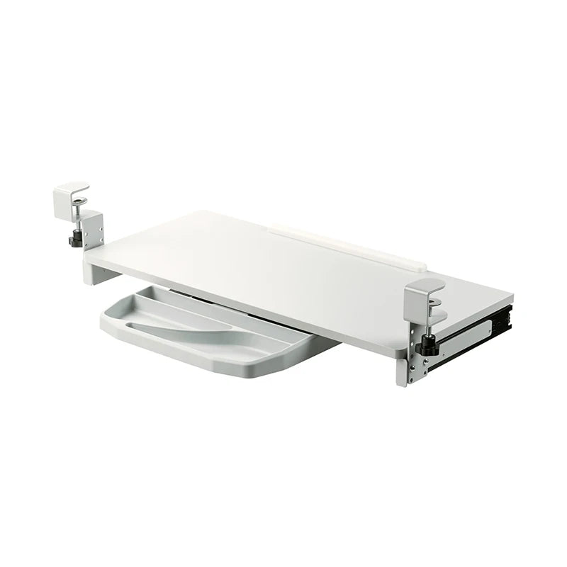 tiroirs rangement plastique blanc noir vis moderne bureautique fournitures clavier souris outils