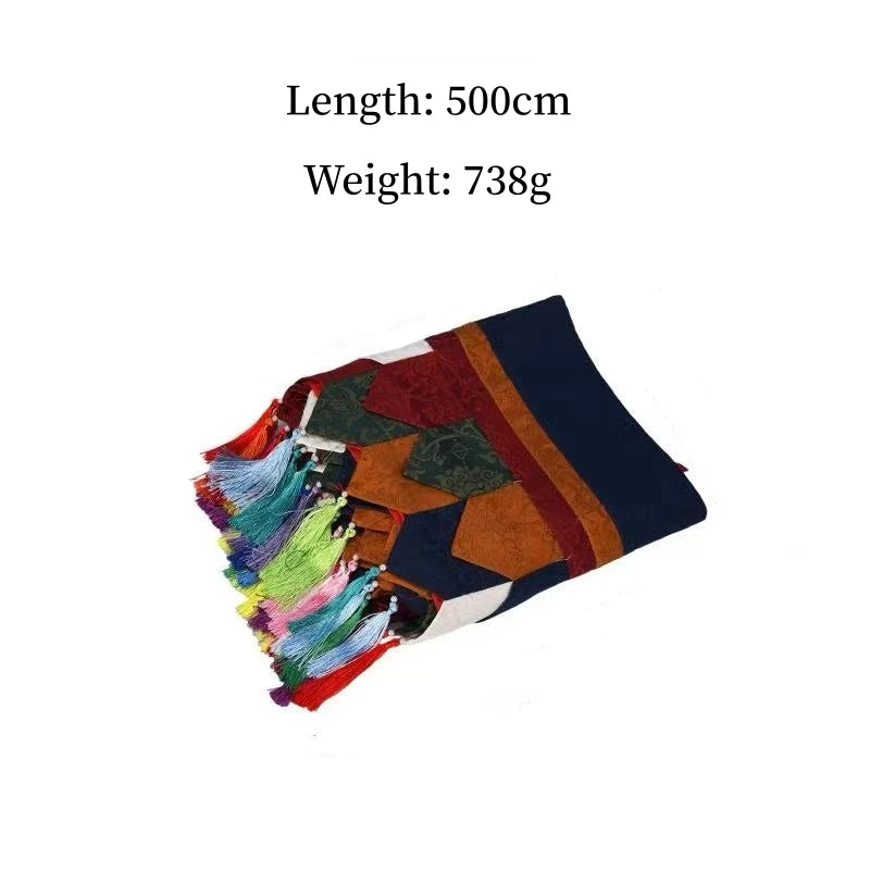 sac main patchwork brodé couleurs vives ethnique boho chic tassels multicolores