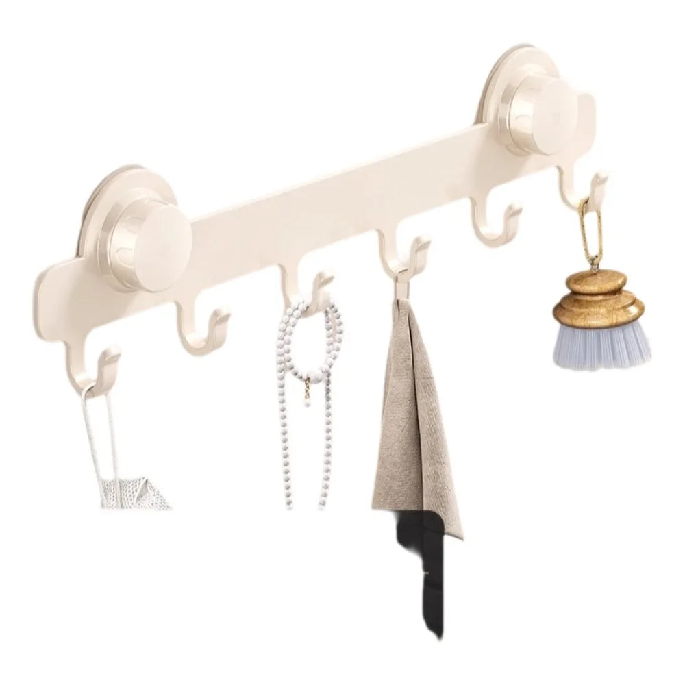 porte serviettes mural ventouse crochets gris moderne salle bain