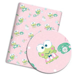 serviette enfant coton motif grenouille cartoon bleu vert jaune rose bain décoration