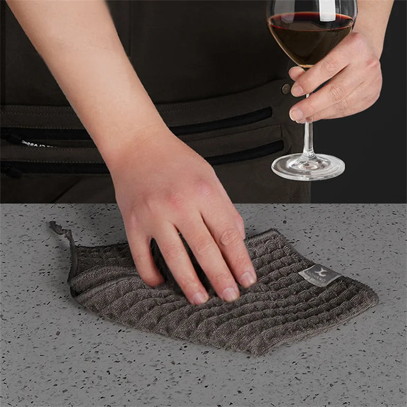 serviette cuisine carreaux gris moderne super absorbe microfibres 30x30cm 30x70cm