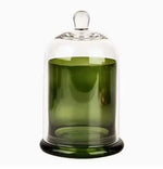 cloches verre moderne argenté violet rose vert transparentes