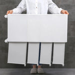 rangement blanc moderne salle bain serviettes papier toilette savon minimaliste
