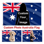 drapeau personnalisable bleu blanc rouge étoiles dorés décoration intérieure extérieure polyester double couture classique