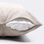 coussin carré moderne motif plante couleur verte jaune rose gris tissu lin opaque décoration