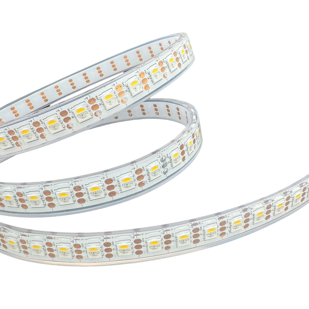 ruban led 96 pcs rgbw 3000k ip65 moderne connecteurs électriques