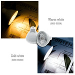 ampoules led e27 e14 mr16 gu10 6w blanc mat moderne 24 120 degrés 220v
