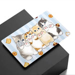 sticker carte crédit dessin animé chats biscuits mofusand waterproo