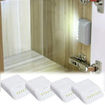 lumière led détection mouvement armoire blanc bois moderne led flux lumineux minimaliste autoactivation