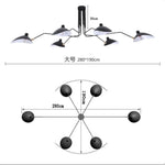 lampe suspension moderne noire dorée fixations vis incluant ampoule câble électrique